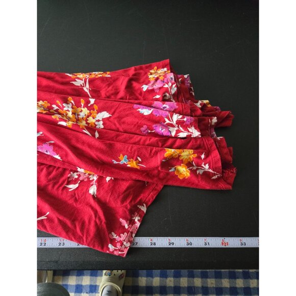 Express Floral Babydoll Strapless Asymmetric Dress Medium Boho Cottage Fairy - Picture 4 of 8